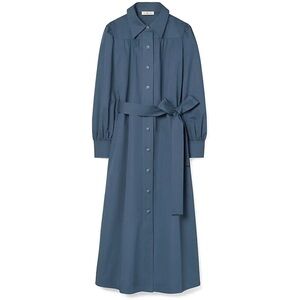 Tory Burch Blue Cotton Artist Dress 8